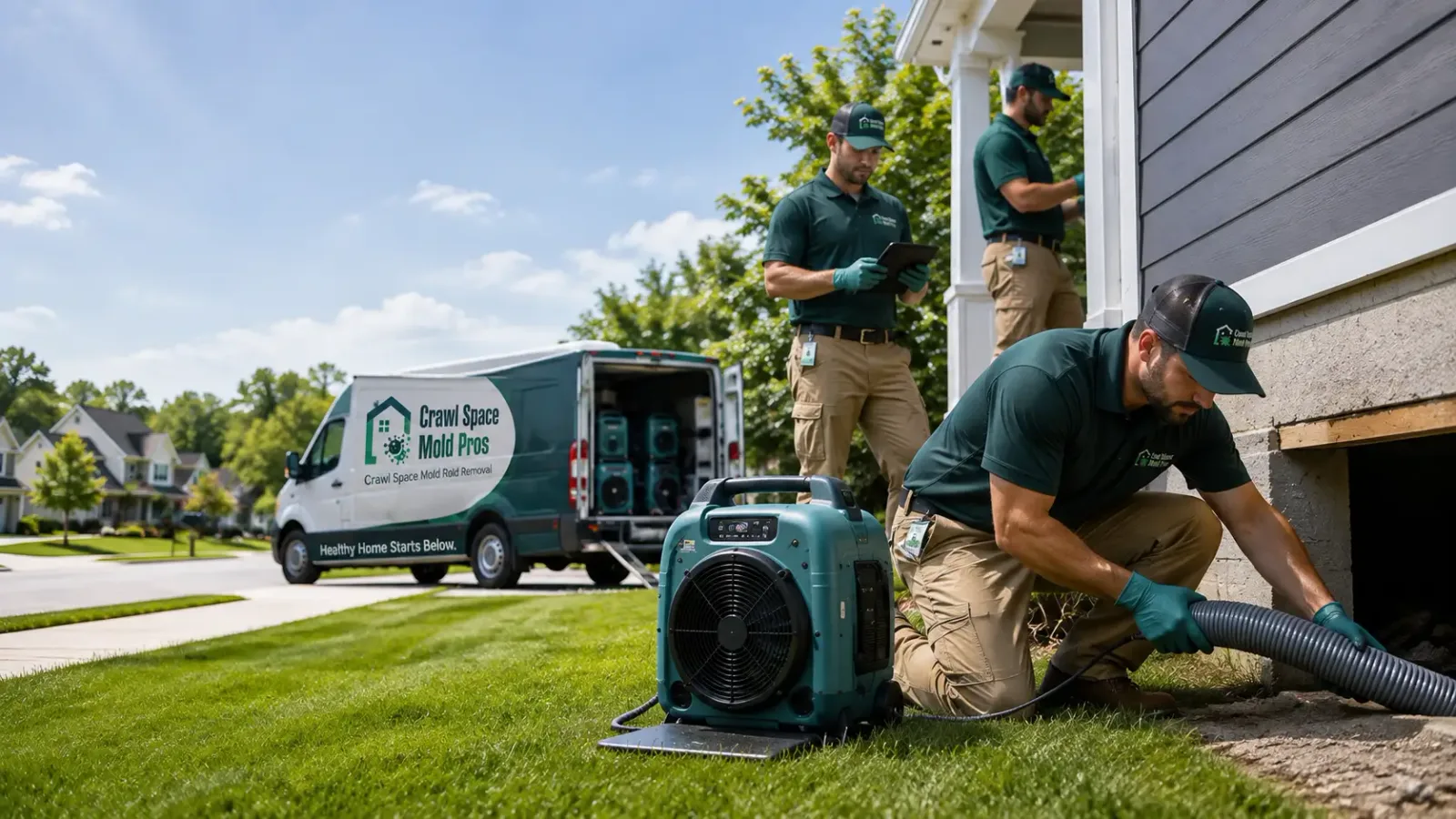 Crawl Space Mold Removal in Cohasset, MA